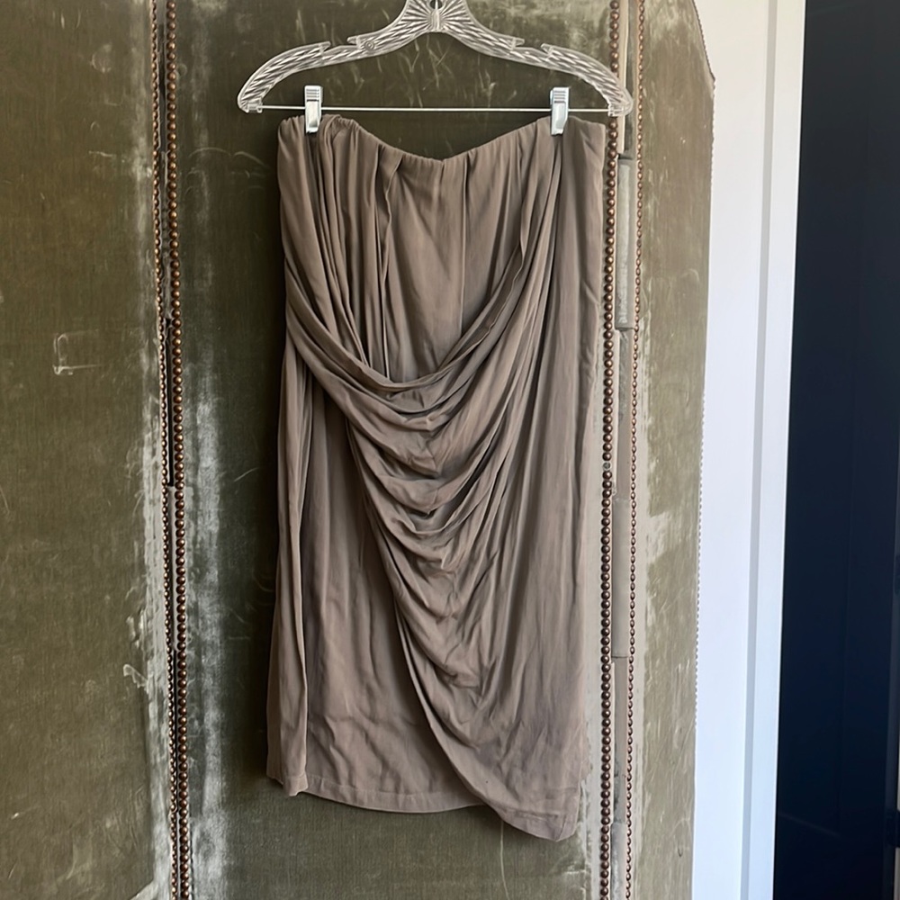 Taupe skirt